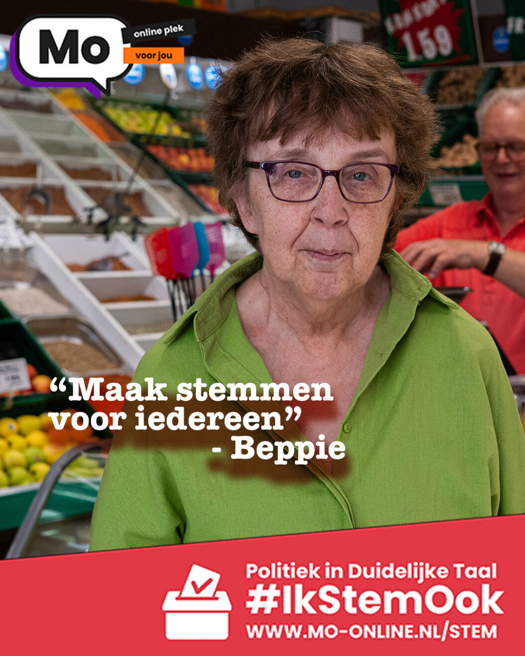 Politiek in duidelijke taal Beppie insta