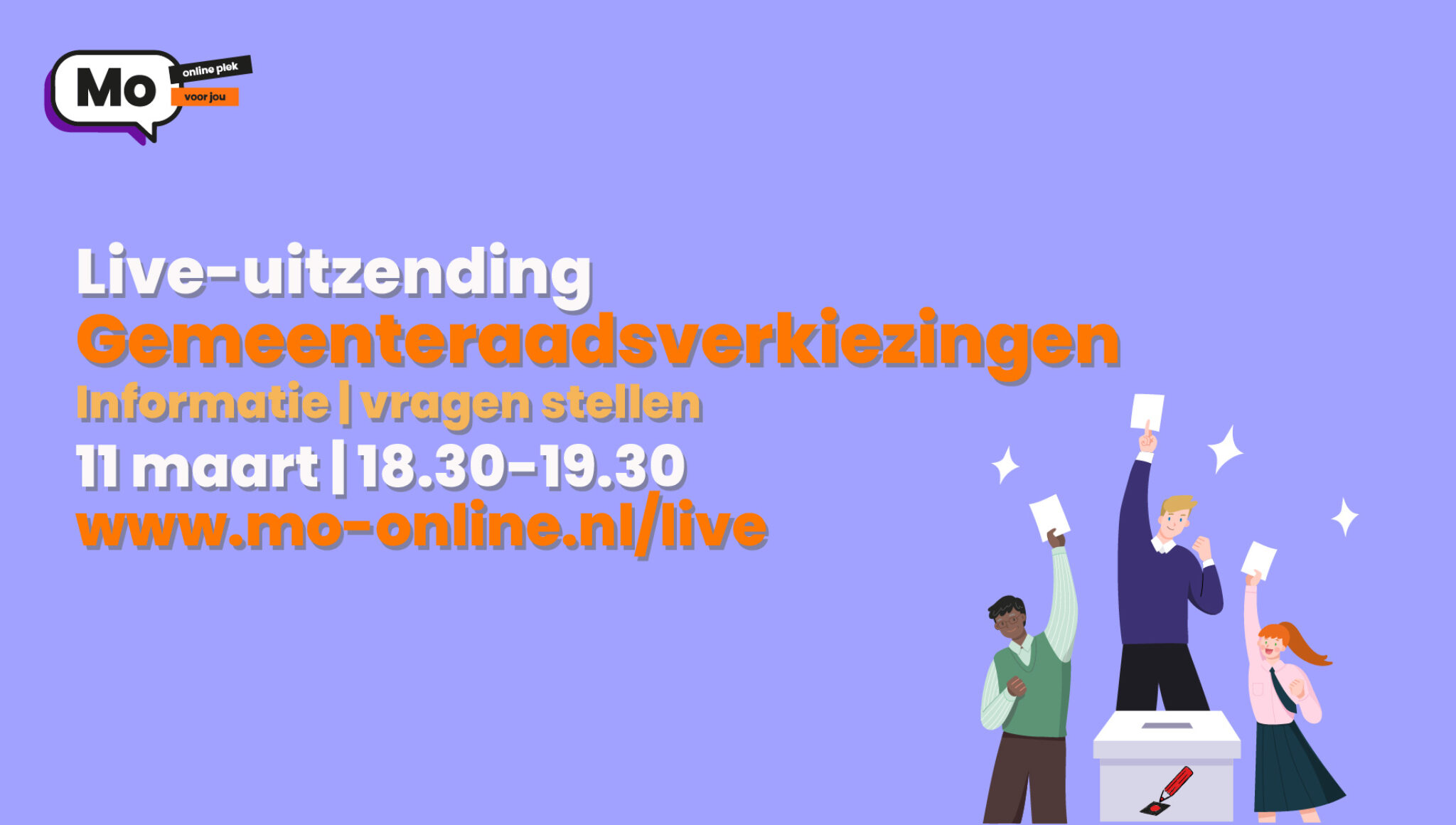 Verkiezingen poster video formaat