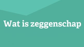 Wat is zeggenschap